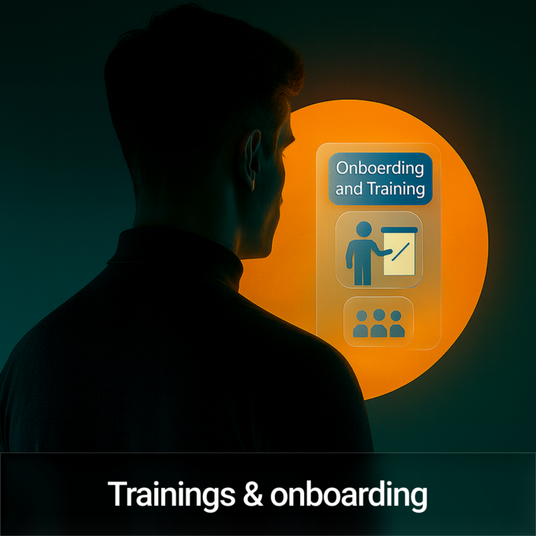 Training & onboarding by philos agency